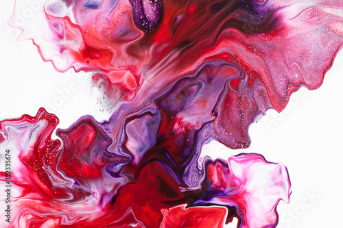 Colorful liquid paint texture