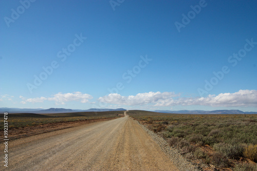 Dirt road in the desert