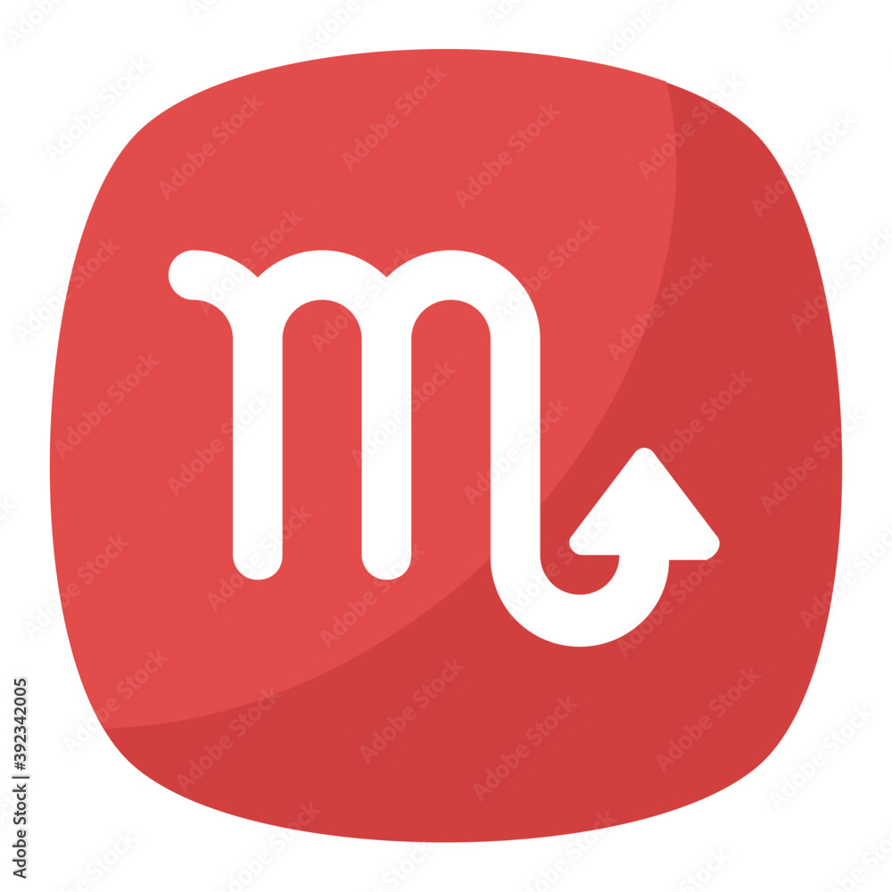Eighth astrological symbol, horoscope sign
Eighth astrological symbol, horoscope sign