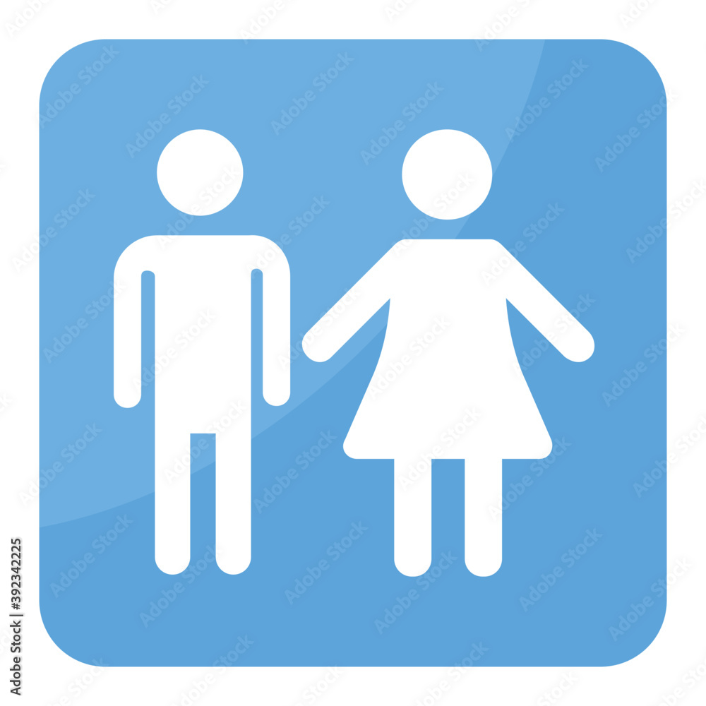 Flat icon design of restroom symbol
Flat icon design of restroom symbol