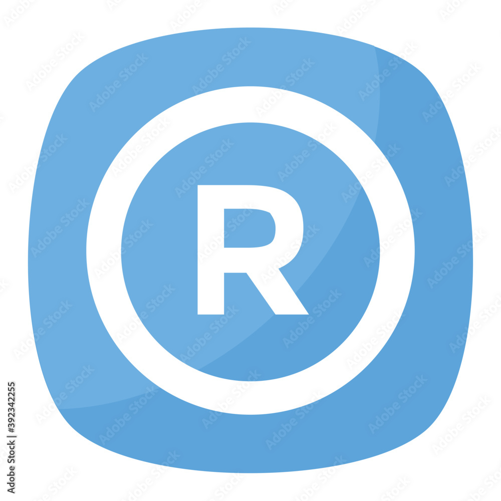 Registered mark implies that the preceding mark is registered as a trademark
Registered mark implies that the preceding mark is registered as a trademark