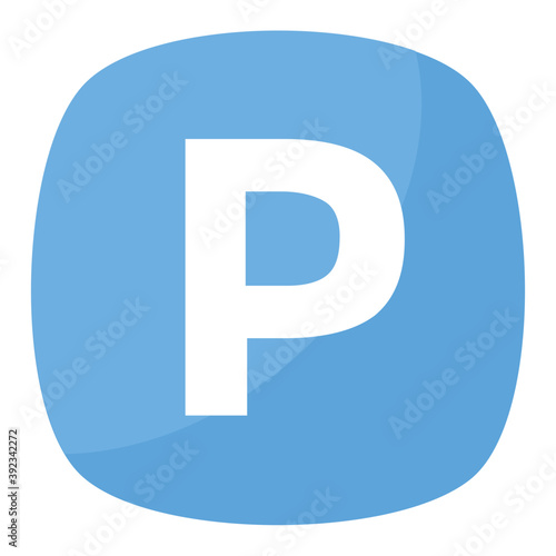 
Parking spa Across sign symbolic of deletions allocation symbol

