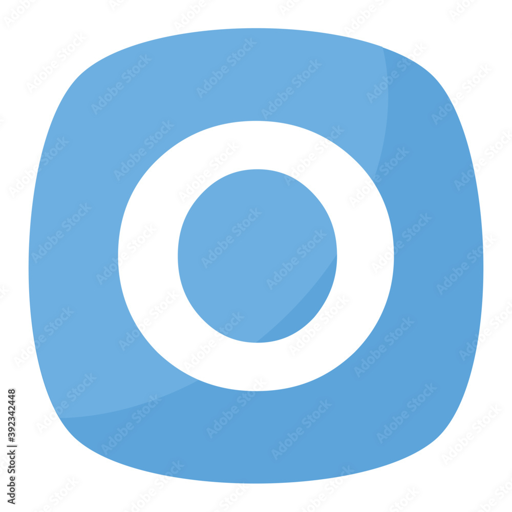 An O button indicative of power
An O button indicative of power