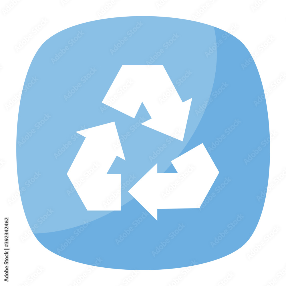 Three clockwise pointing arrows are the symbol of recycle
Three clockwise pointing arrows are the symbol of recycle