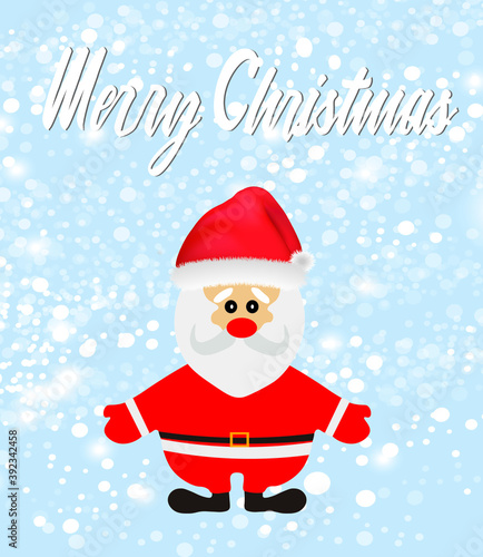 Santa Claus icon. vector illustration
