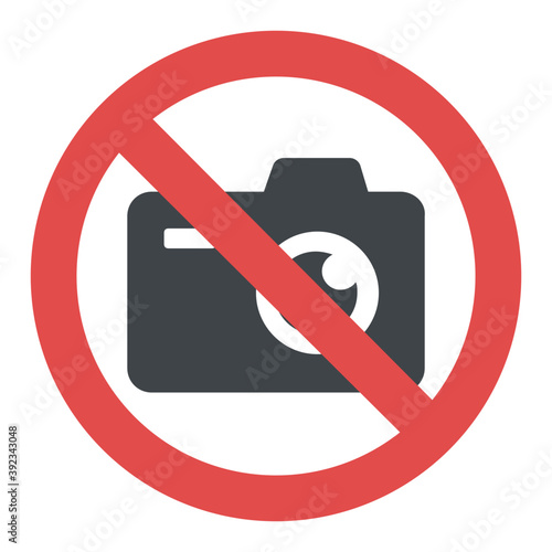  Camera not allowed sign 
