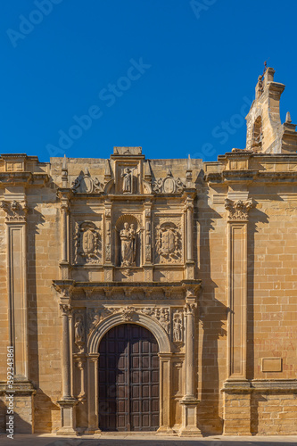 Detail of the church of Santa Maria de los Reales Alcazares, Ubeda, Andalusia, Spain photo