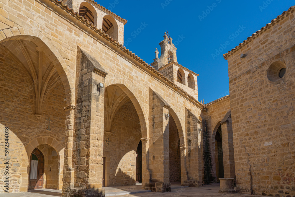 Detail of the church of Santa Maria de los Reales Alcazares, Ubeda, Andalusia, Spain