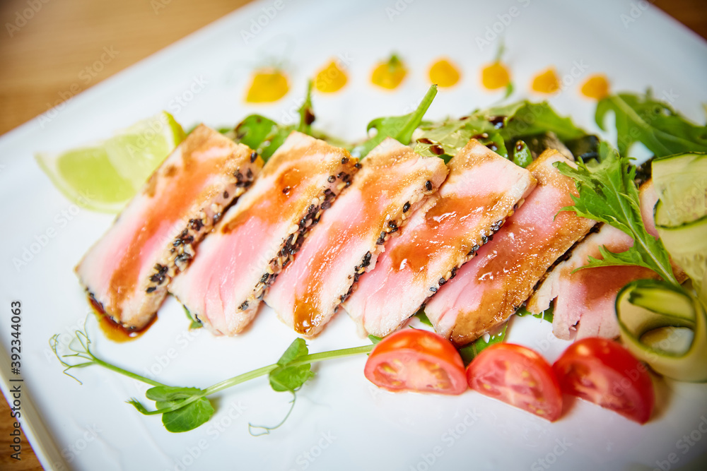 grilled salmon steak grilled salmon steak