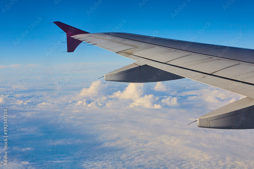 Obraz premium view from airplane window