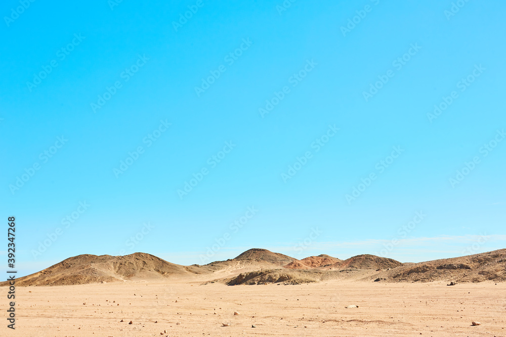 sand road in the desert