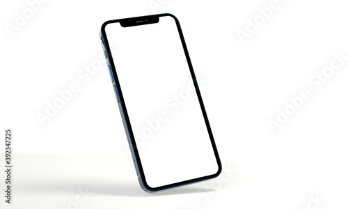 modern mobile smartphone digital 3d isolated
