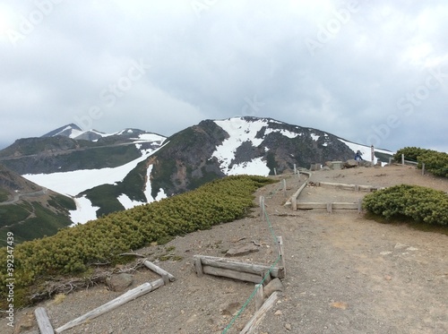 Scenery of Tatamidaira Bus Terminal on Mt. Norikura photo