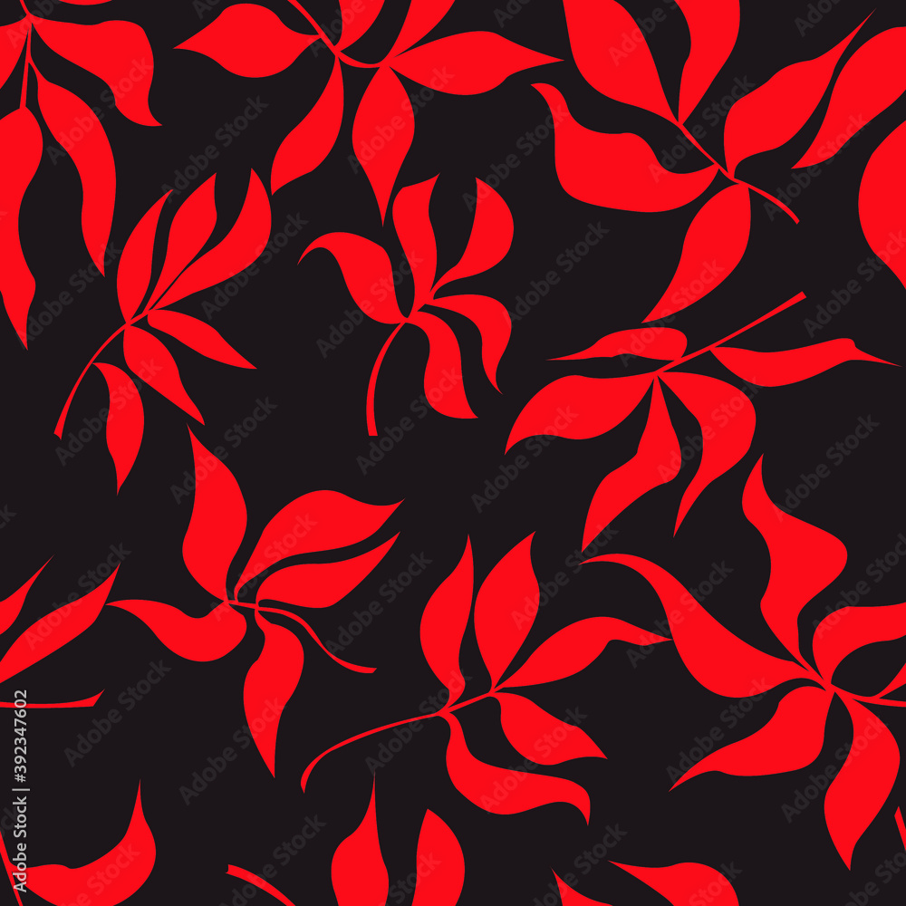 seamless pattern with red flowers seamless pattern with red flowers