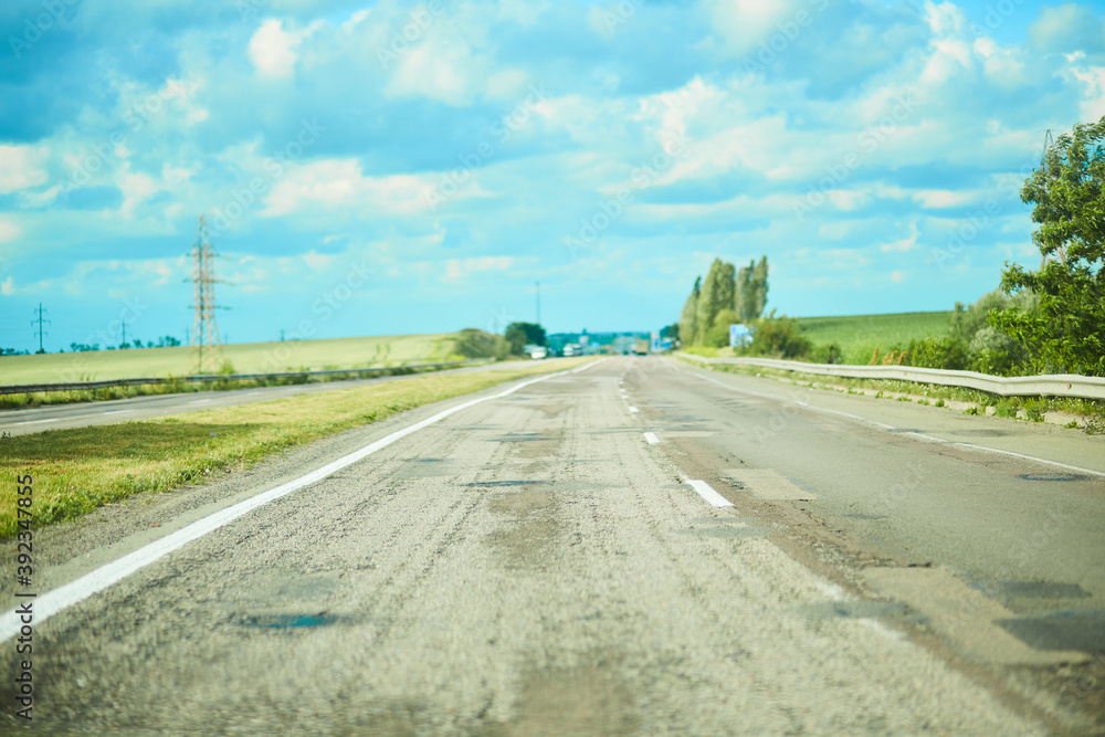 Fototapeta premium road to the sky