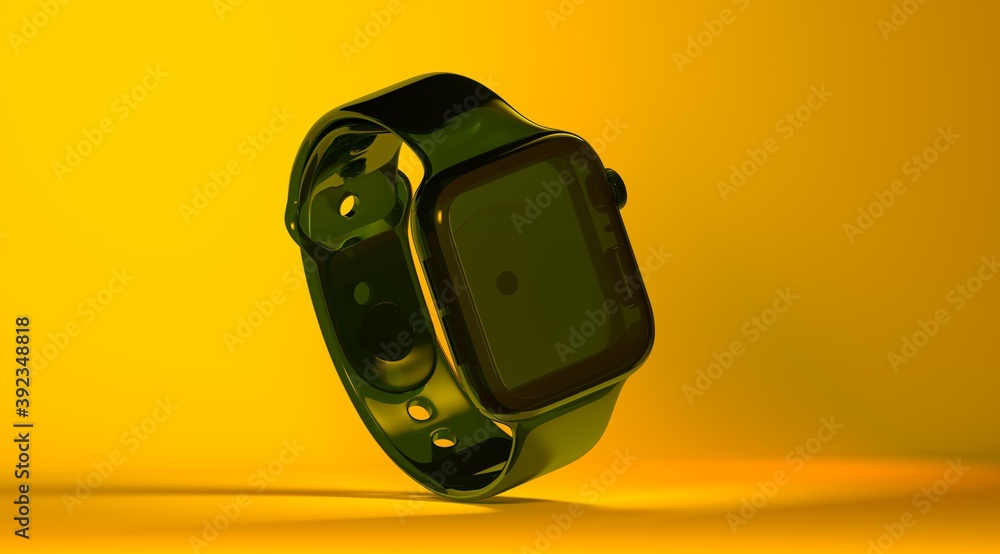 smartwatch 3d isolated midern style