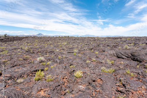 A scenic view at the Craters of the Moon National Monument and Preserve located in Idaho.