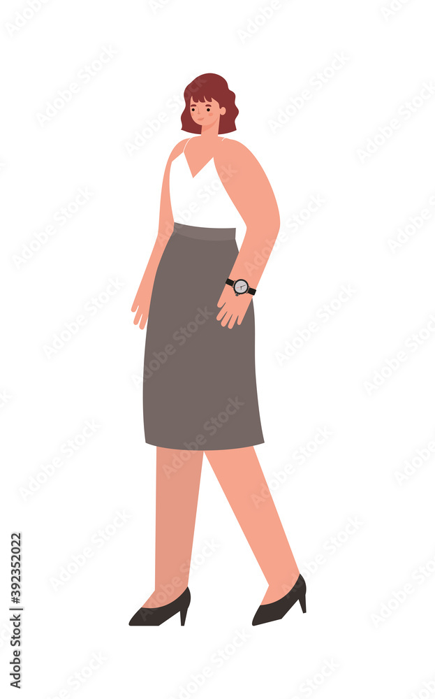 woman dressed in khaki skirt and heels woman dressed in khaki skirt and heels