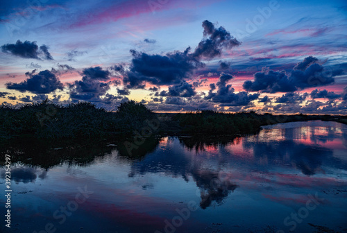 Coucher de soleil sur l   le de R  