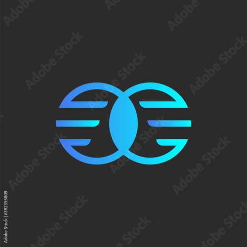 modern circle logo