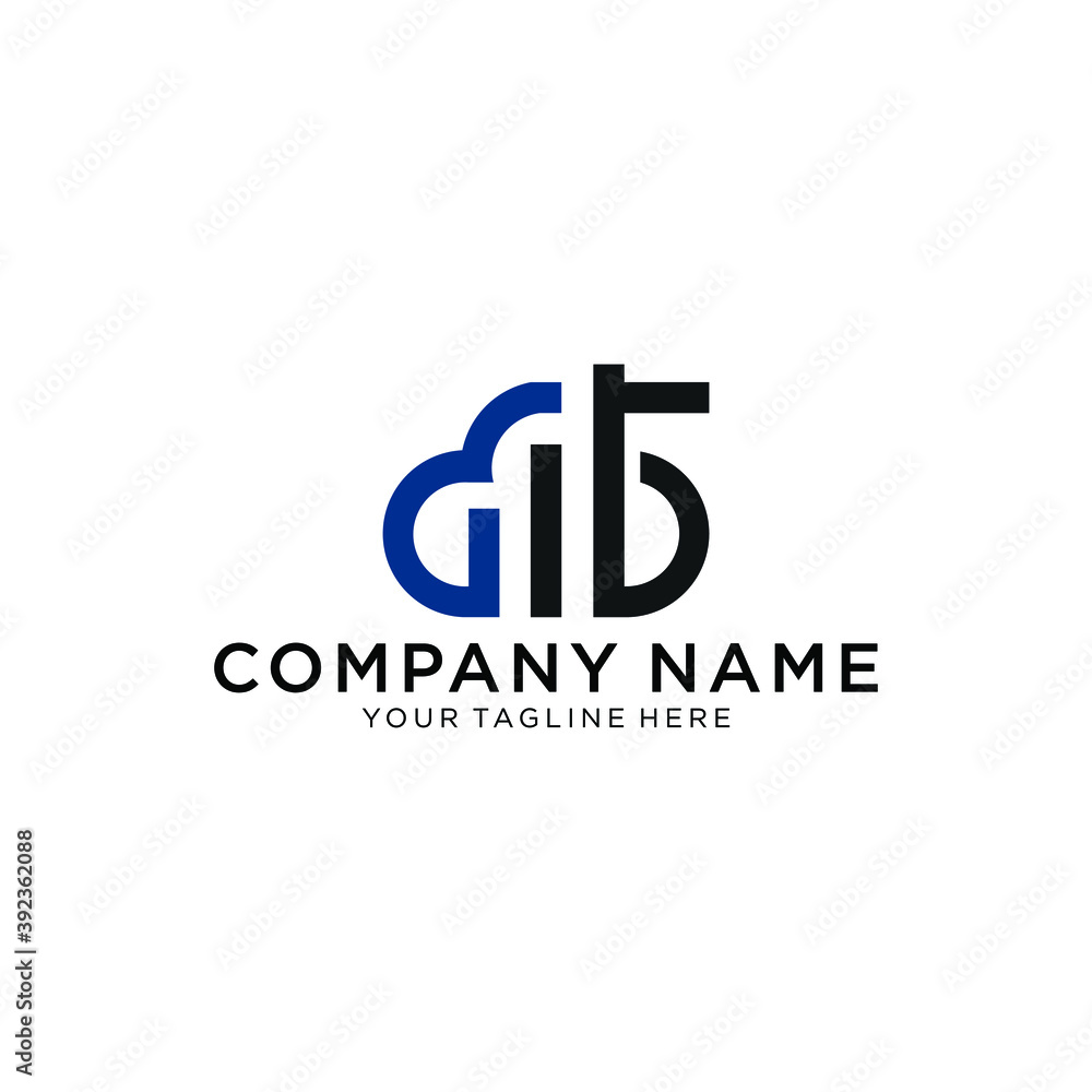 Vector logo combination of a cloud and financial graph Vector logo combination of a cloud and financial graph