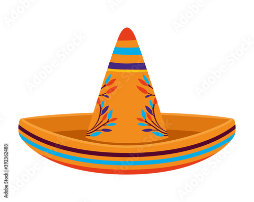sombrero icon on white background