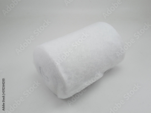 White gauze bandage use to cover wounded area