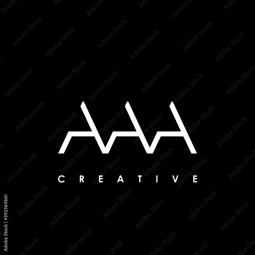 AAA Letter Initial Logo Design Template Vector Illustration