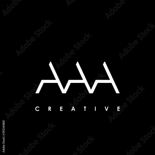 AAA Letter Initial Logo Design Template Vector Illustration