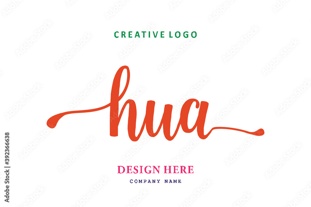 HUA lettering logo is simple, easy to understand and authoritative HUA lettering logo is simple, easy to understand and authoritative