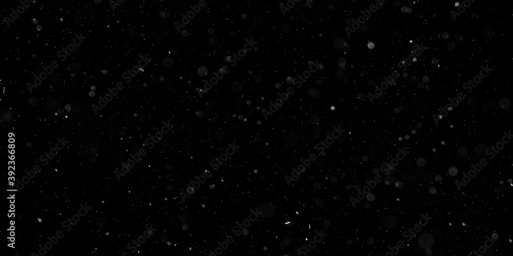 Dust Particles Stock Image In Black Background Dust Particles Stock Image In Black Background