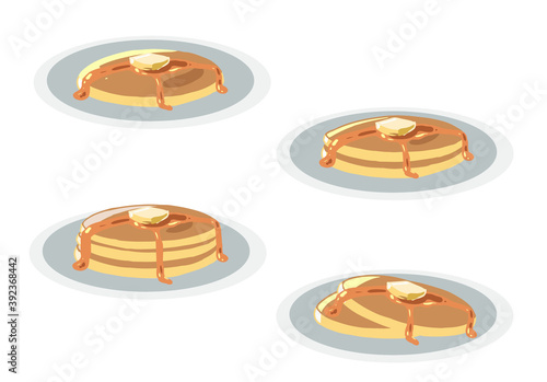 パンケーキ　はちみつ＆バター(線無し)