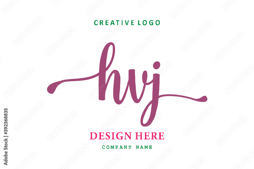 HVJ lettering logo is simple, easy to understand and authoritative HVJ lettering logo is simple, easy to understand and authoritative
