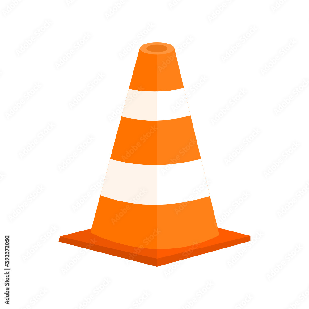 Traffic Cone icon isolate on white background. Traffic Cone icon isolate on white background.