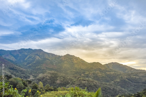 landscape with clouds