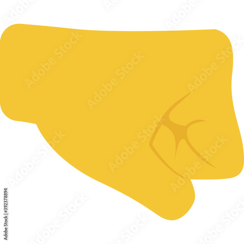
 A manly hand with clenched fisht concept of determination

