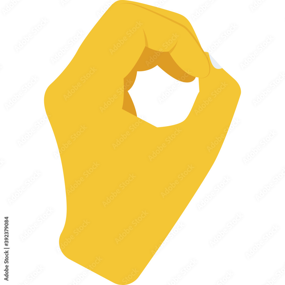 Making a hole with all of fingers meaning of round sign
Making a hole with all of fingers meaning of round sign