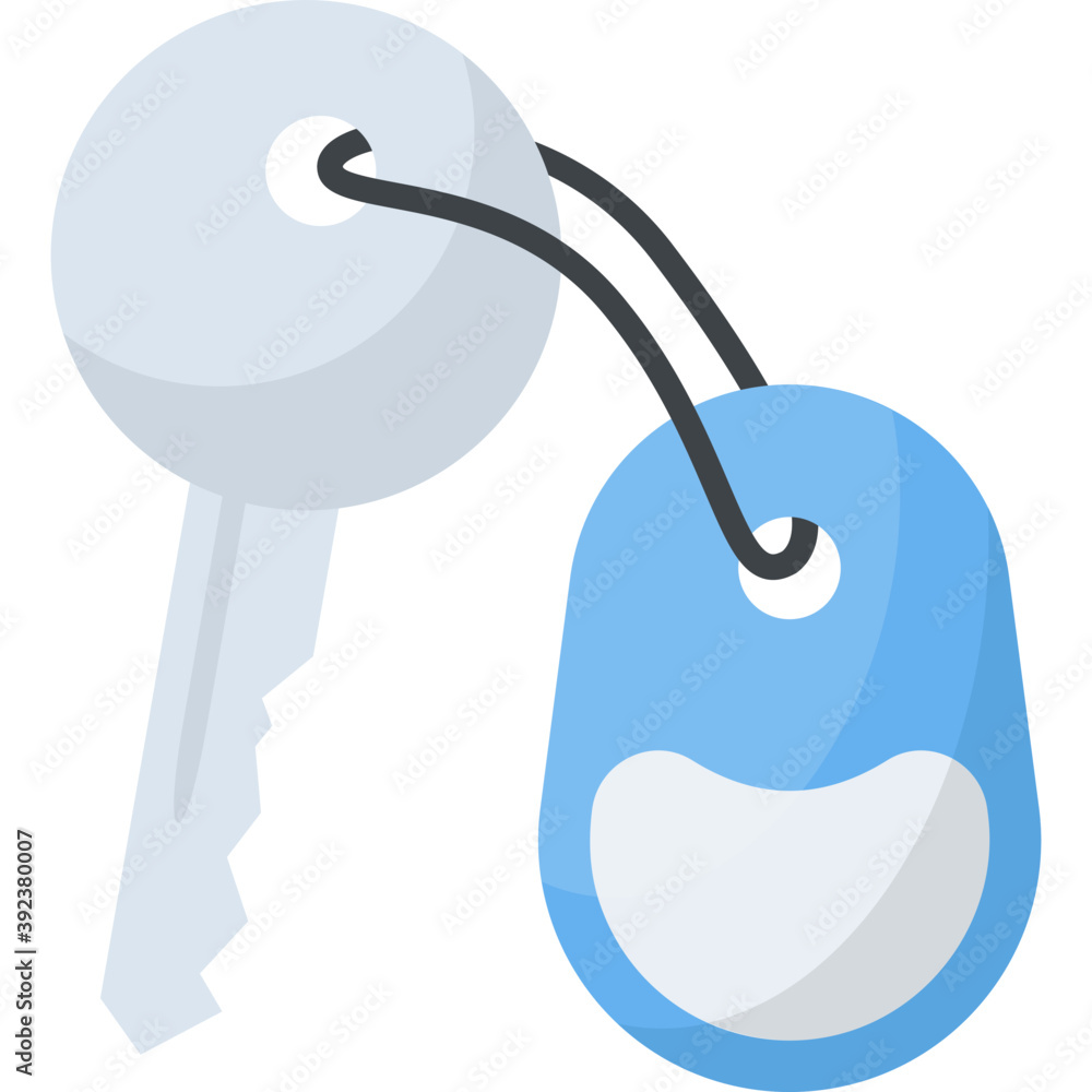 
A key with keyring 
