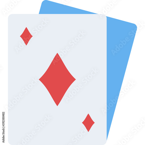 
Ace of heart, poker card for game
