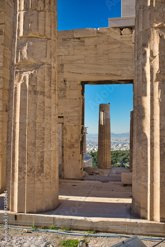 Famous Acropolis of Athens, Greece