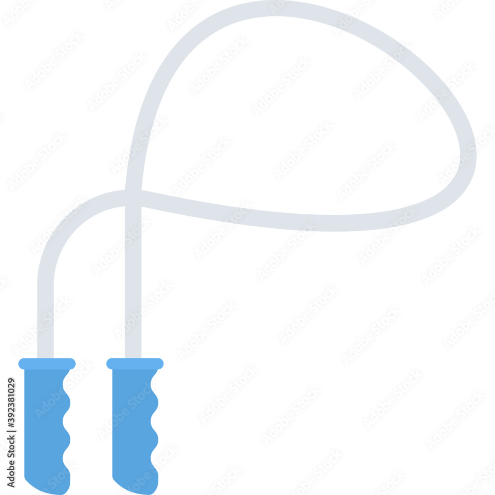 Skipping rope symbolic of a physical sport exercise
Skipping rope symbolic of a physical sport exercise