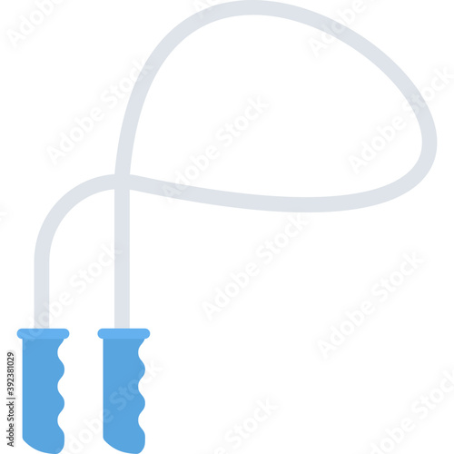 
Skipping rope symbolic of a physical sport exercise
