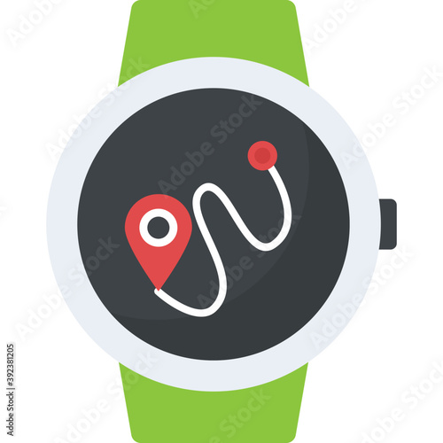 
A computerized smartwatch for navigation purposes

