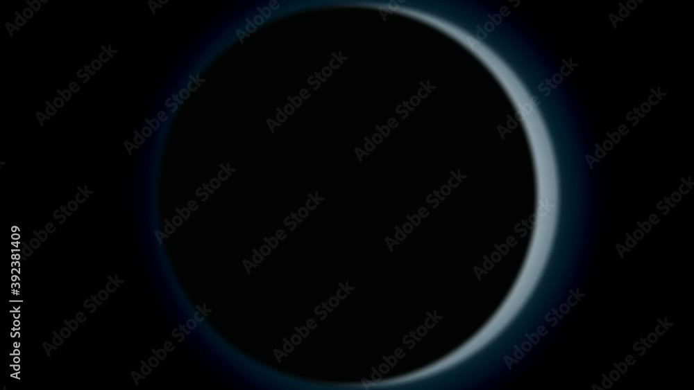 Ball of Light Passing Eclipse Solar Behind Lunar Moon Object Ball of Light Passing Eclipse Solar Behind Lunar Moon Object