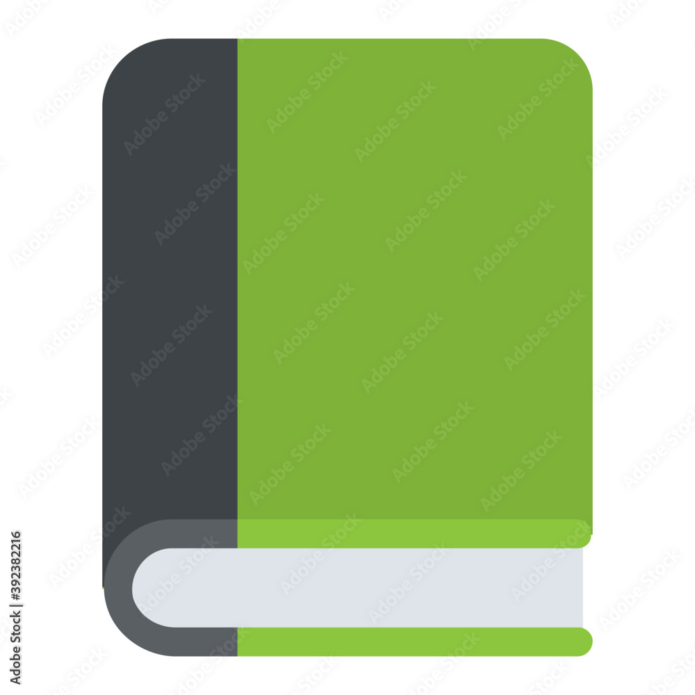 Flat icon design of closed notebook, notes concept
Flat icon design of closed notebook, notes concept