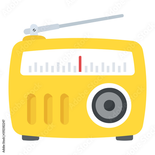 
Favorite genres and songs with this radio design icon 
