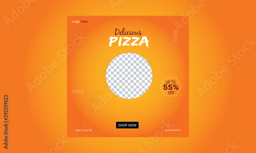 Social media sale banners for Black Friday. Shopping day sales banner design