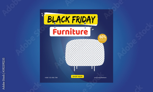 Black Friday Global shopping Shopping Offer poster Crazy sales online 