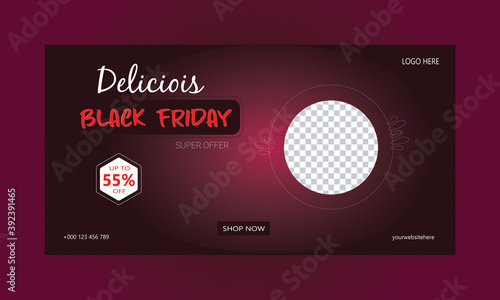Black Friday Posterbanner Big Discount Offer for website 