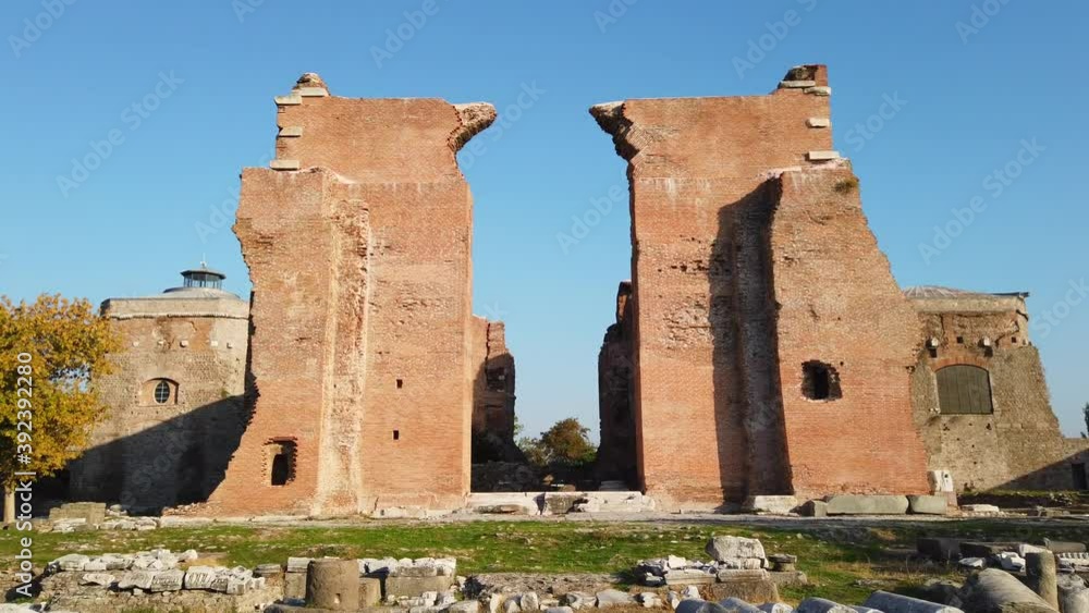 Red Basilica. 7 churches of revelation. The "Red Basilica", also called